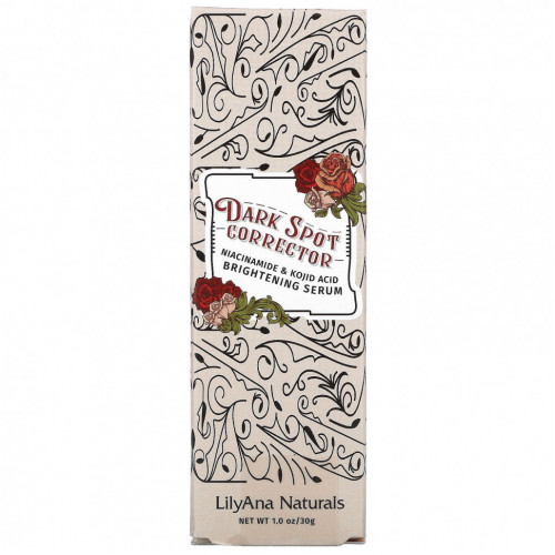 Lilyana Naturals, Корректор темных пятен, осветляющая сыворотка, 30 г (1 унция)