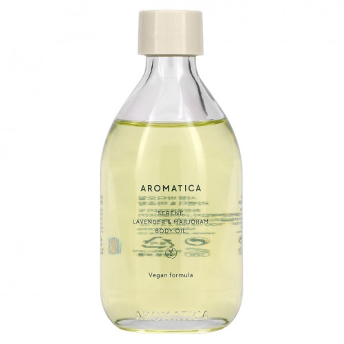 Aromatica, Масло для тела с лавандой и майораном Serene, 100 мл (3,3 жидк. Унции)