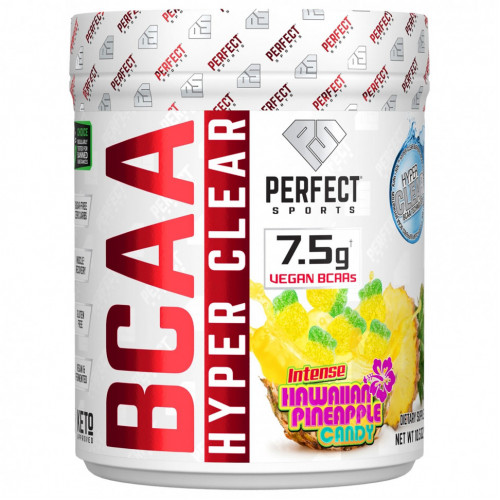 Perfect Sports, BCAA Hyper Clear, гавайский ананас с насыщенным вкусом, 297 г (10,5 унции)