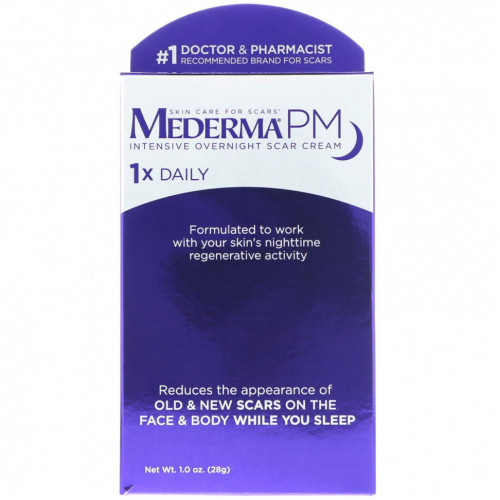 Mederma, PM, интенсивный ночной крем против шрамов, 28 г (1,0 унции)