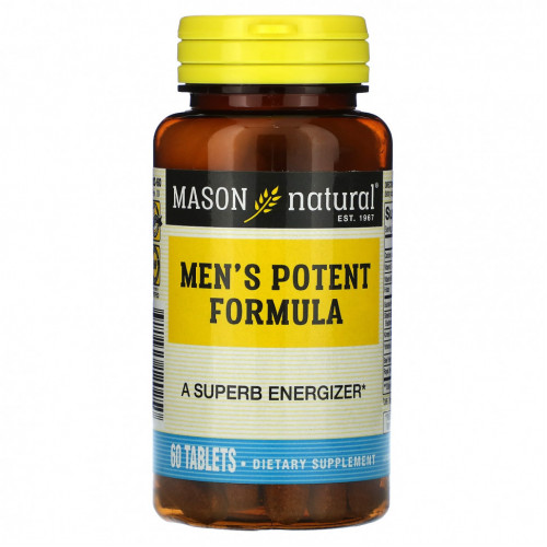 Mason Natural, Men's Potent Formula, 60 таблеток