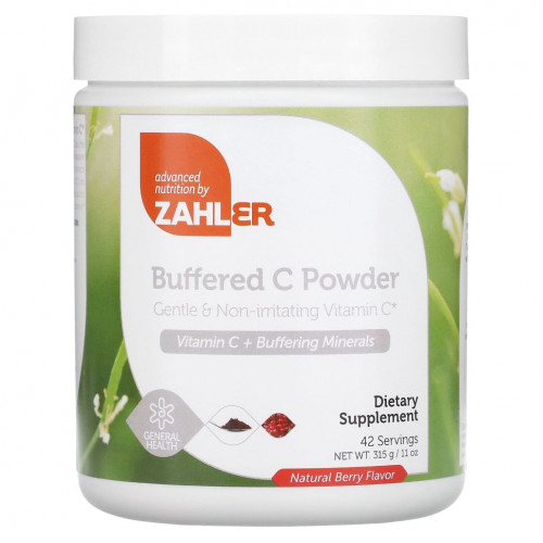 Zahler, Buffered C Powder, Natural Berry, 11 oz (315 g)