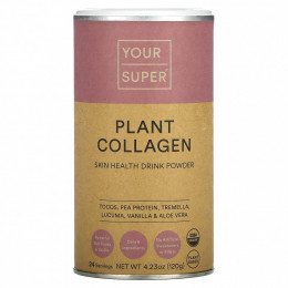 Your Super, Plant Collagen, Skin Health Drink Powder, 4.23 oz (120 g)