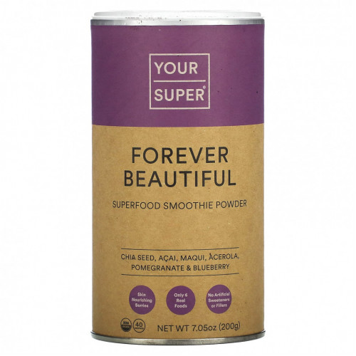 Your Super, Forever Beautiful, Superfood Smoothie Powder, 7.05 oz (200 g)