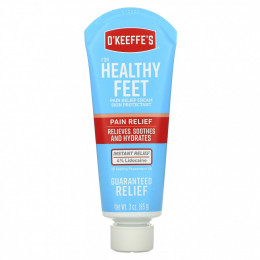 O'Keeffe's, For Healthy Feet, обезболивающий крем, 85 г (3 унции)