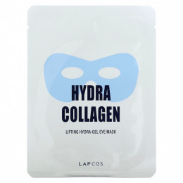 Lapcos, Hydra Collagen, увлажняющая гидрогелевая маска для кожи вокруг глаз, 1 шт., 10 г (0,35 унции)