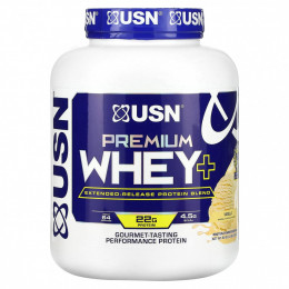 USN, Premium Whey +, ваниль, 2267 г (5 фунтов)