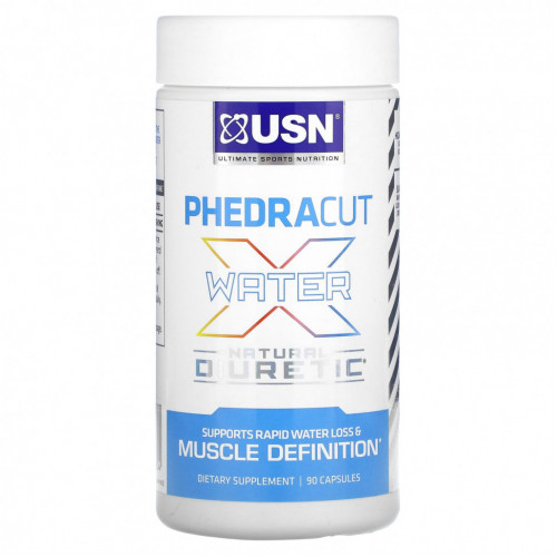 USN, Phedracut Water X, 90 капсул