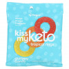 Kiss My Keto, Tropical Rings Gummy Candy, манго, апельсин и ананас, 6 пакетиков по 50 г (1,76 унции)