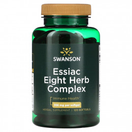 Swanson, Essiac Eight Herb Complex, 356 мг, 120 мягких таблеток