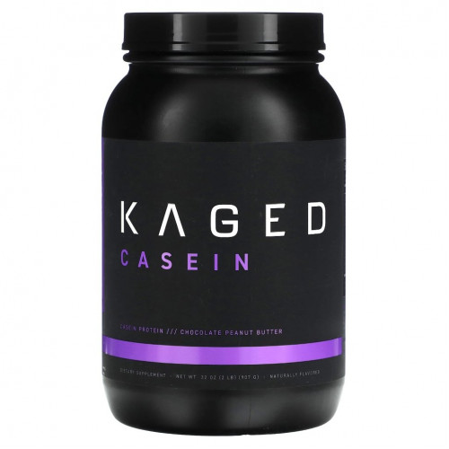 Kaged, Casein Protein, шоколадно-арахисовая паста, 907 г (32 унции)