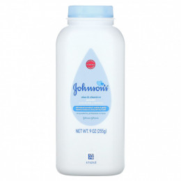 Johnson & Johnson, Порошок с алоэ и витамином Е, 255 г (9 унций)