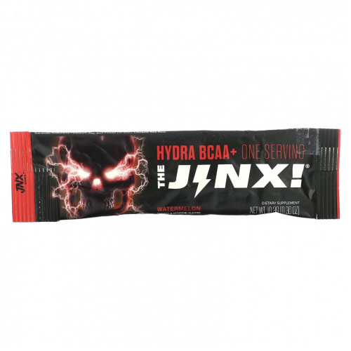 JNX Sports, The Jinx, Hydra BCAA +, арбуз, 1 шт., 10,3 г (0,36 унции)