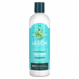 Jason Natural, Hair Remedies, очищающий шампунь с чайным деревом, 355 мл (12 жидк. Унций)