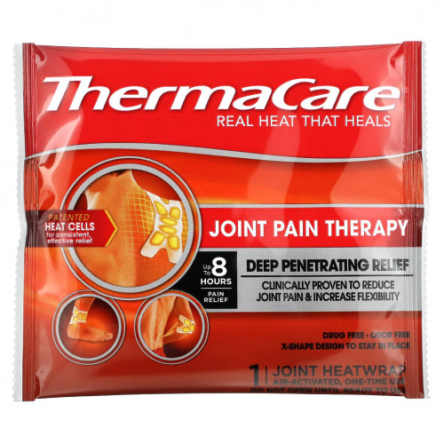 ThermaCare, Joint Pain Therapy, 4 тепловых обертывания