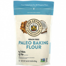 King Arthur Flour, Мука для выпечки Paleo, беззерновая, 454 г (16 унций)