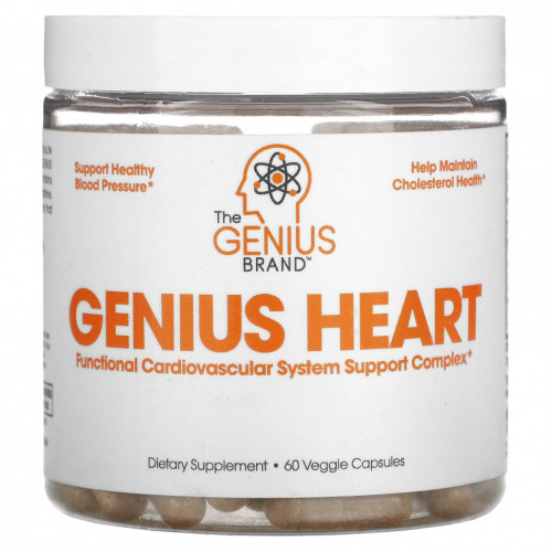 The Genius Brand, Genius Heart, 60 растительных капсул