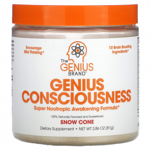 The Genius Brand, Genius Consciousness, снежный конус, 81 г (2,86 унции)