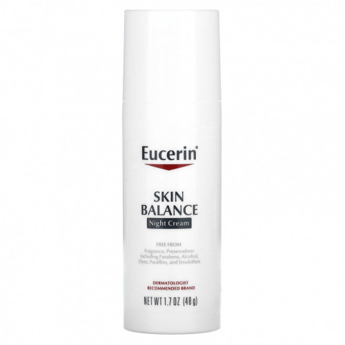 Eucerin, Skin Balance, ночной крем для лица, 48 г (1,7 унции)