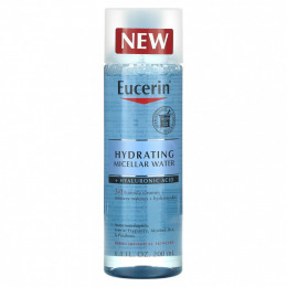 Eucerin, Hydrating Micellar Water + Hyaluronic Acid, 6.8 fl oz (200 ml)