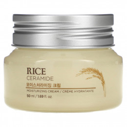 The Face Shop, Rice Ceramide, увлажняющий крем, 50 мл (1,69 жидк. Унции)