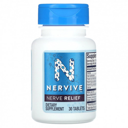 Nervive, Nerve Relief, 30 таблеток