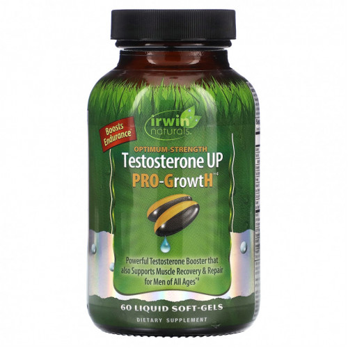 Irwin Naturals, Optimum-Strength Testosterone UP Pro-GrowtH, 60 мягких таблеток