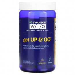 Swanson WIO, Get Up & Go, 60 вегетарианских капсул