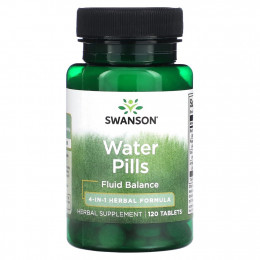 Swanson, Water Pills, 120 таблеток