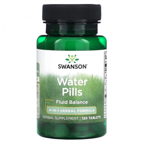 Swanson, Water Pills, 120 таблеток