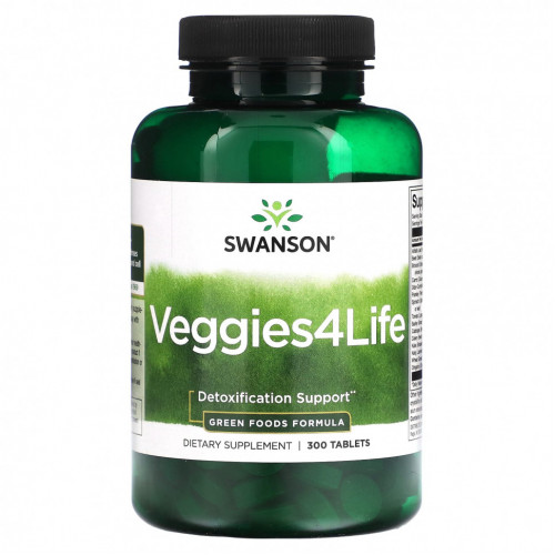 Swanson, Veggies4Life`` 300 таблеток