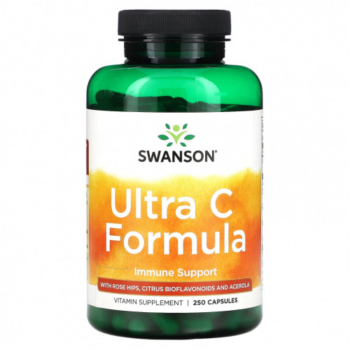 Swanson, Ultra C Formula, 250 капсул