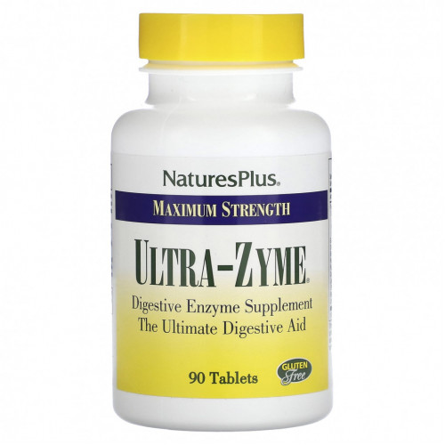 NaturesPlus, Максимальная сила действия, Ultra-Zyme, 90 таблеток