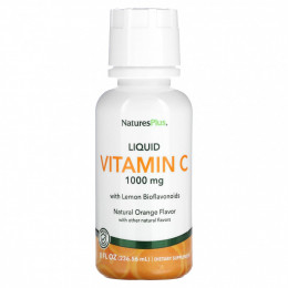 NaturesPlus, Жидкий витамин C, натуральный апельсин, 1000 мг, 236,56 мл (8 жидк. Унций)