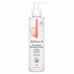 DERMA E, Pure Biome, балансирующее очищающее средство, 175 мл (6 жидк. Унций)