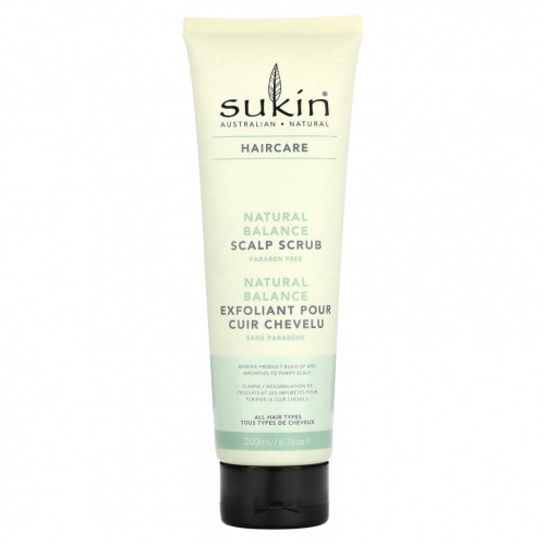 Sukin, Haircare, скраб для кожи головы Natural Balance, 200 мл (6,76 жидк. Унции)