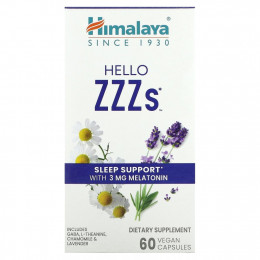 Himalaya, Hello ZZZs`` 60 веганских капсул