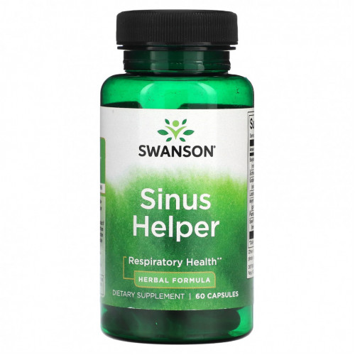 Swanson, Sinus Helper, 60 капсул