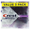 Crest, 3D White, Brilliance, зубная паста с фтором, яркая перечная мята, 3 пакетика по 99 г (3,5 унции)