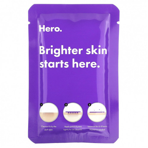 Hero Cosmetics, Mighty Patch, Micropoint для темных пятен, 8 патчей