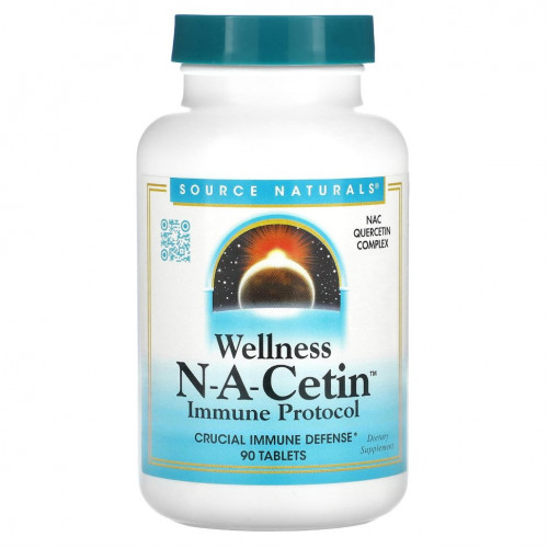 Source Naturals, Wellness NA-Cetin`` 90 таблеток