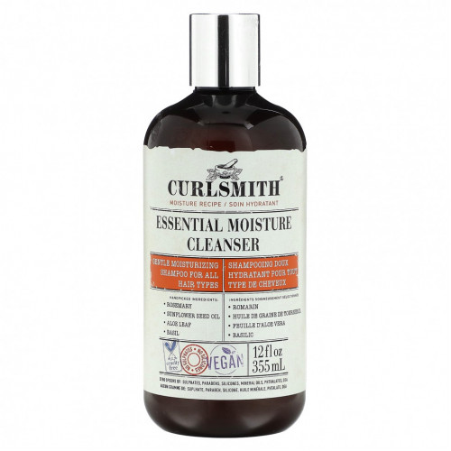 Curlsmith, Essential Moisture Cleanser, для всех типов волос, 355 мл (12 жидк. Унций)