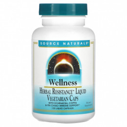 Source Naturals, Wellness Herbal Resistance Liquid, 120 жидких капсул