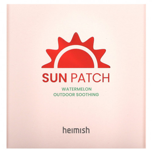 Heimish, SUN Patch, успокаивающие патчи с арбузом, 5 патчей