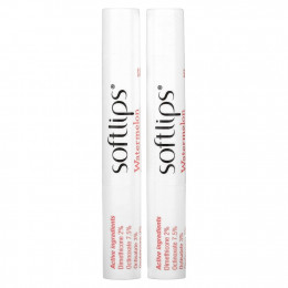 Softlips, Солнцезащитное средство для губ, SPF 20, арбуз, 2 пакетика по 2 г (0,07 унции)