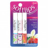 Softlips, Средство для губ, вишня, малина, ваниль, 3 шт. В упаковке, 2 г (0,07 унции)