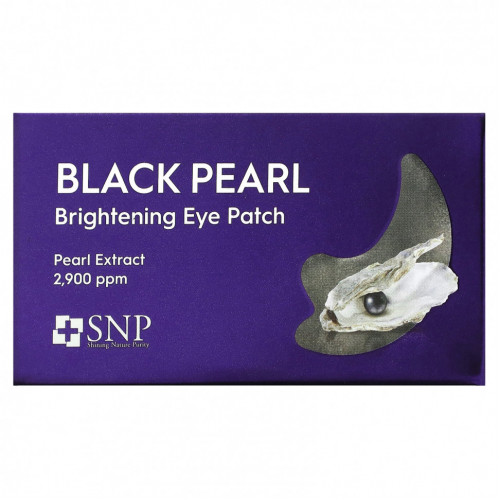 SNP, Black Pearl, Brightening Eye Patch, 60 Patches, 0.04 oz (1.25 g) Each