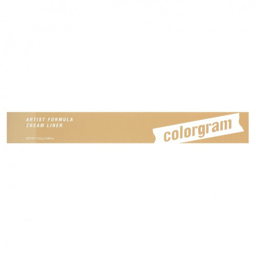 Colorgram, Artist Formula Cream Liner, 04 Gold Harmony, 0,25 г (0,008 унции)