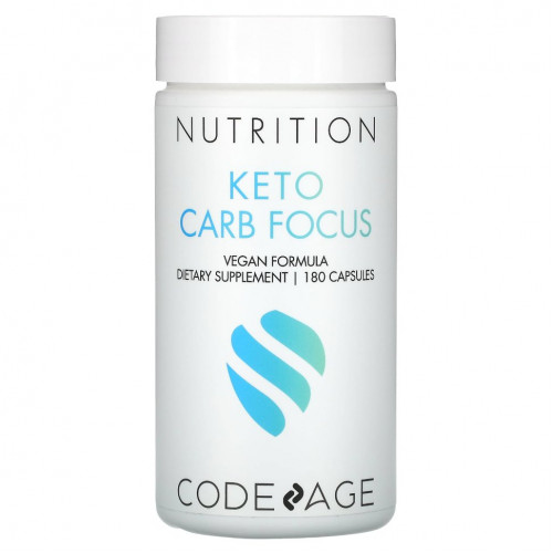 Codeage, Keto Carb Focus, 180 капсул