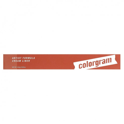 Colorgram, Artist Formula Cream Liner, 06 кораллово-коричневый, 0,25 г (0,008 унции)